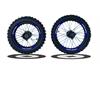 Set Cerchi + Gomme 17/14 Perno ruota 15MM RACING 2 Blu in Cerchi e Gomme