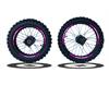 Set Cerchi + Gomme 17/14 Perno ruota 15MM RACING 2 Fuxia in Cerchi e Gomme