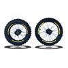Set Cerchi + Gomme 17/14 Perno ruota 15MM RACING 2 Giallo in Cerchi e Gomme