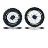 Set Cerchi + Gomme 17/14 Perno ruota 15MM RACING 2 Giallo in Cerchi e Gomme