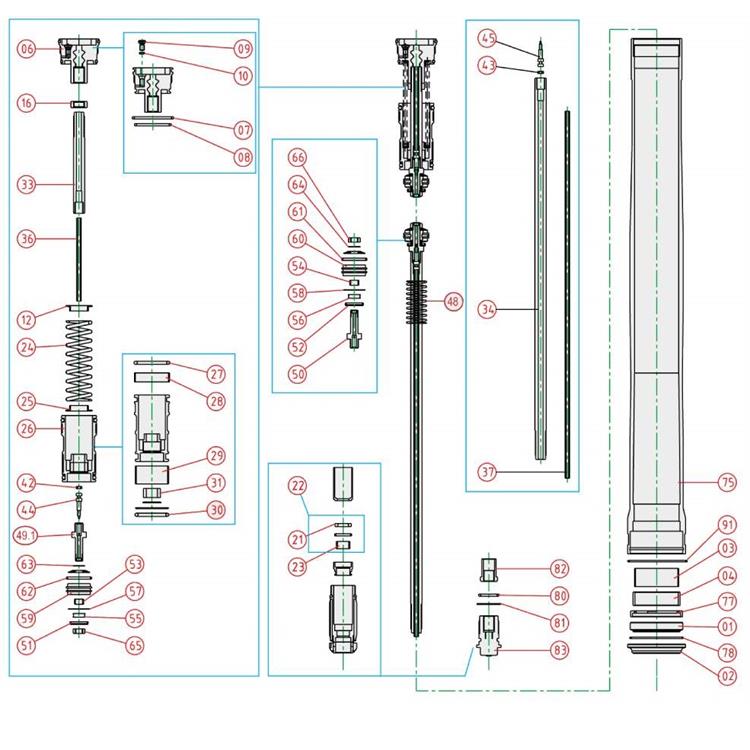 Ricambi forcella Beta RR 300 (20-24) - Boccole fodero (4)*