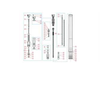 ricambi forcella husqvarna 250 te 10 13 molla non ritorno comp 55