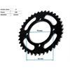 Corona acciaio 428 Z41 4 fori in Trasmissione