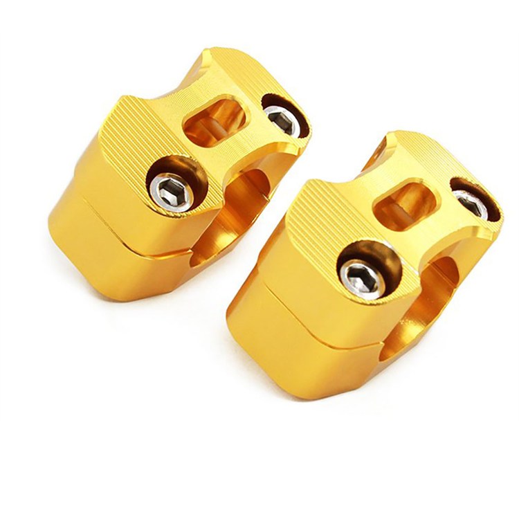 Adattatori manubrio 22/28 mm CNC Oro