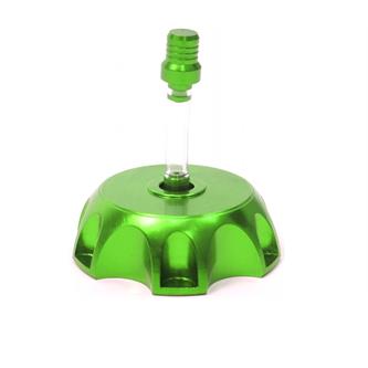 tappo serbatoio verde alluminio anodizzato
