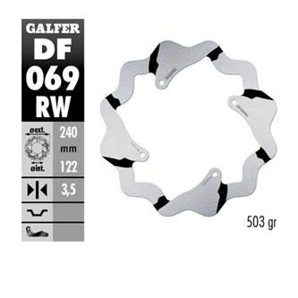 disco freno galfer race honda crf 450 r 02 22 posteriore