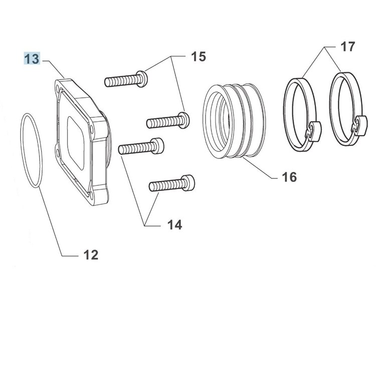 Collettore aspirazione TM 125 MX (2013-2021)