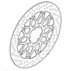 Disco freno flottante 306x5 TM 300 SMR-FI (2020-2022) anteriore in Freni Motard