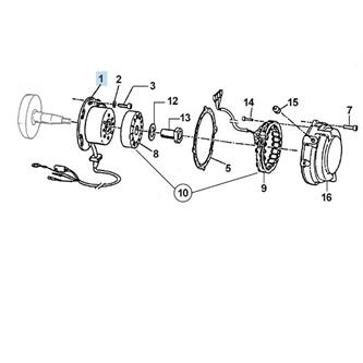 accensione statore rotore tm 125 en 11 21