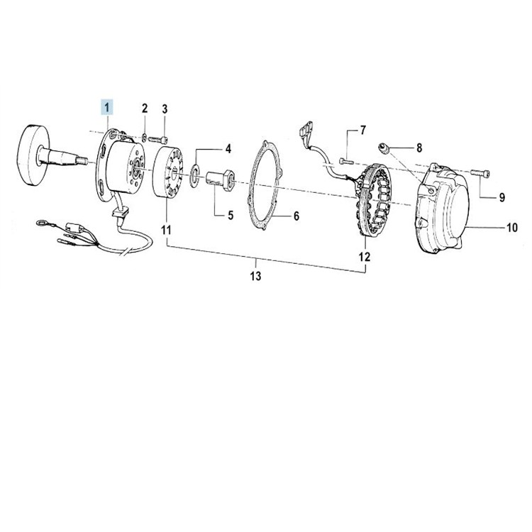 Accensione statore + rotore TM 300 EN (2008-2010)