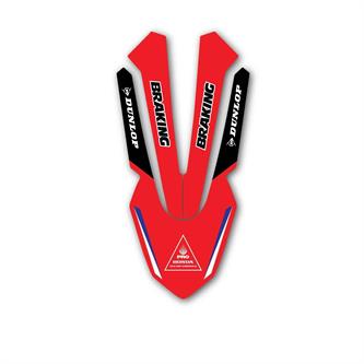 grafica parafango anteriore honda red scratch
