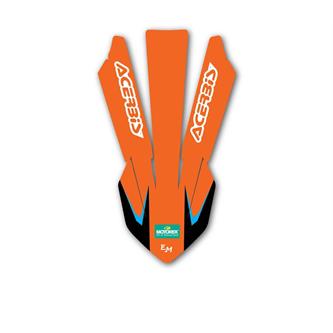 grafica parafango anteriore ktm orange flakes