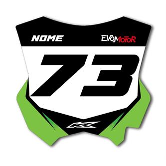 grafica tabella portanumero kawasaki green wake