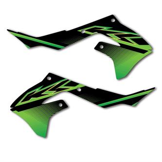 grafiche convogliatori radiatori kawasaki green wake