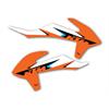 Grafiche convogliatori radiatori KTM Orange Flakes in Grafiche Motocross al dettaglio