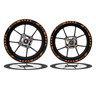 grafica race cerchio vmc 3 fori 4 fori arancione