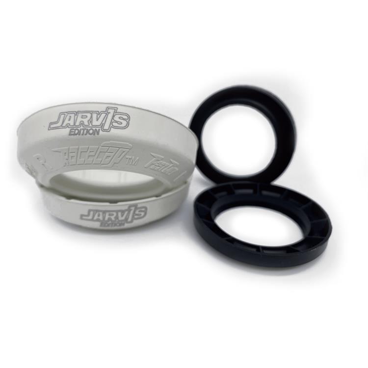 Protezione cuscinetto ruota Racecap System Husqvarna 125 TE (14-16) bianchi anteriori - Jarvis Edition