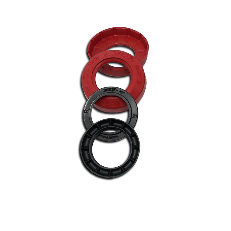 Protezione cuscinetto ruota Racecap System KTM 125 XC-W (17-19) Rosso posteriori