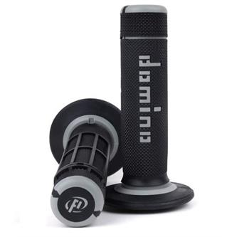 manopole enduro domino off road nero grigio