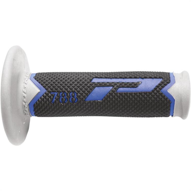 Manopole enduro Pro Grip triple density 788 Nero Grigio Blu