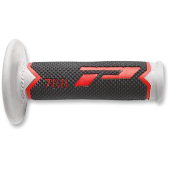 manopole enduro pro grip triple density 788 nero grigio rosso