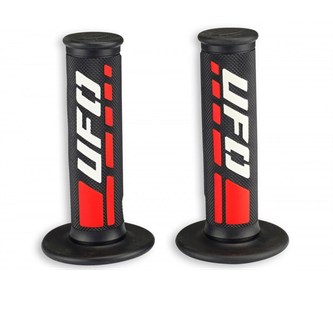 manopole motocross ufo trax rosse