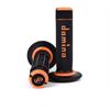 Manopole motocross Domino Off Road Nero - Arancio in Manubrio e comandi