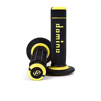 manopole motocross domino off road nero giallo