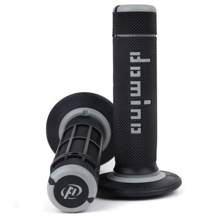 Manopole motocross Domino Off Road Nero - Grigio