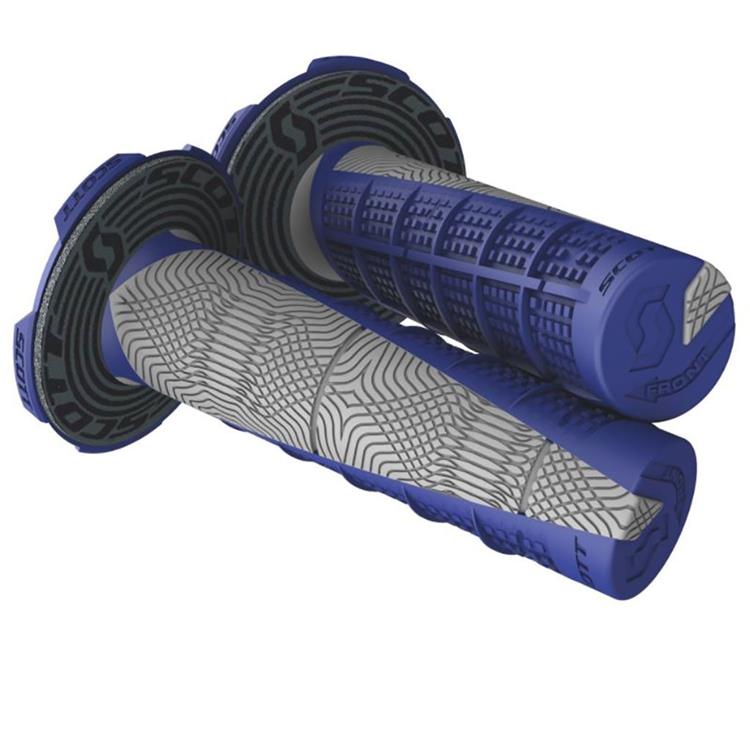 Manopole motocross Scott Deuce Blu Grigio