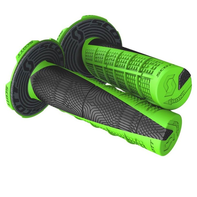 Manopole motocross Scott Deuce Verde Nero
