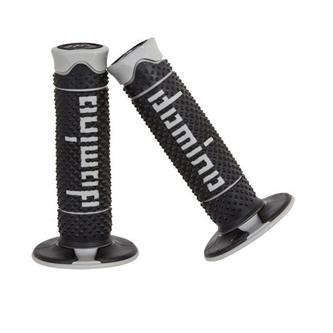 manopole motocross domino dsh nero grigio