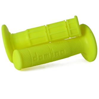 manopole motocross domino giallo fluo