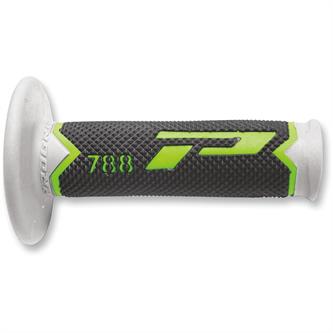 manopole motocross pro grip triple density 788 nero grigio verde