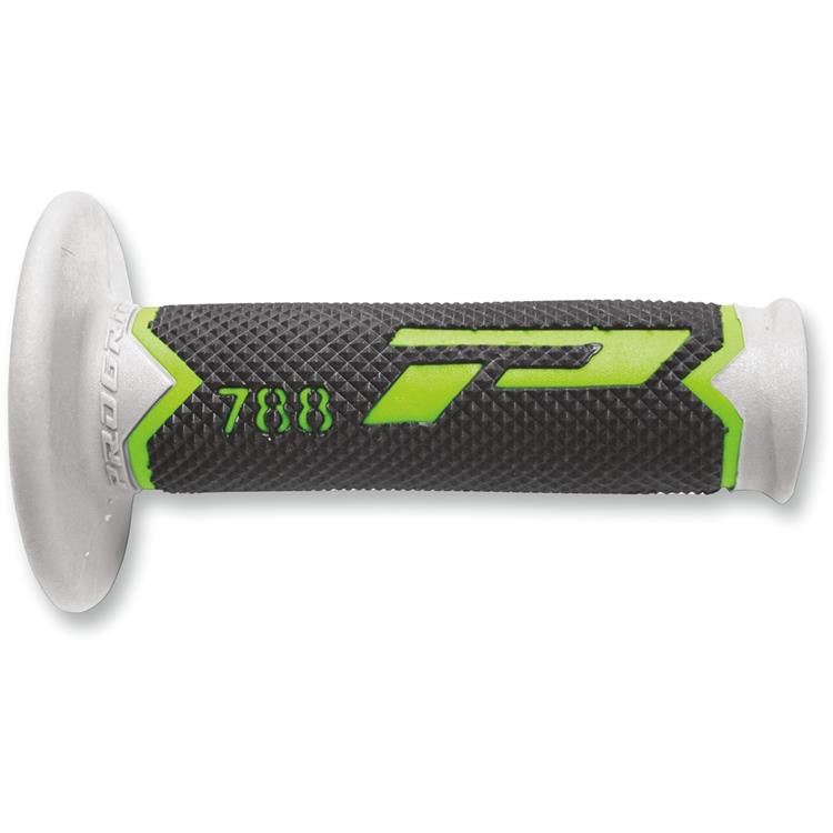 Manopole motocross Pro Grip triple density 788 Nero Grigio Verde