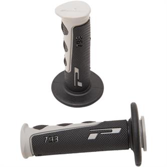 manopole motocross pro grip 793 nero grigio