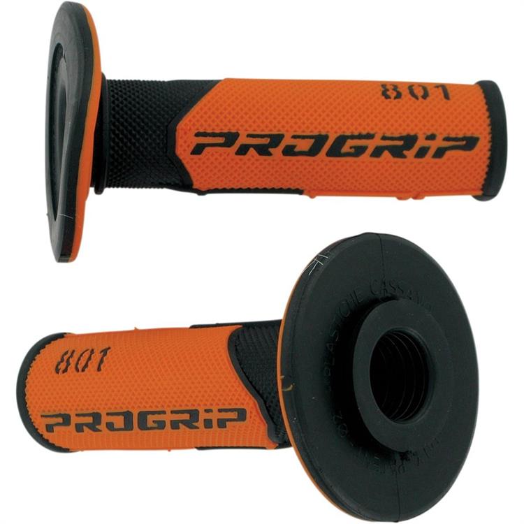 Manopole motocross Pro Grip 801 Nero Arancione