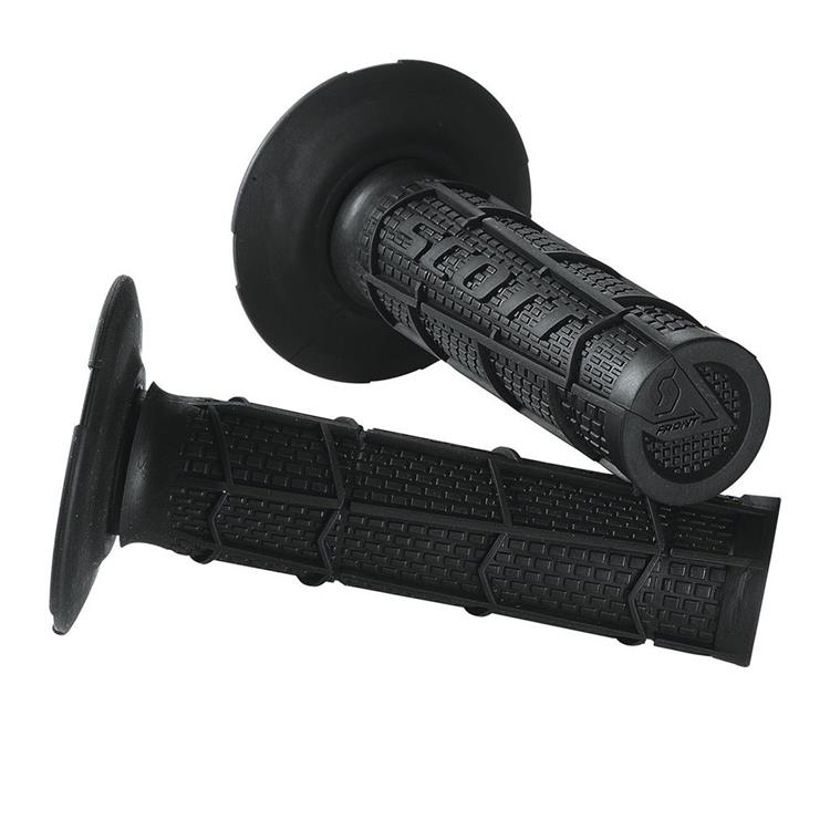 Manopole motard Scott Full Waffle - Nero