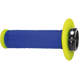 manopole motard pro grip lock on 708 blu giallo