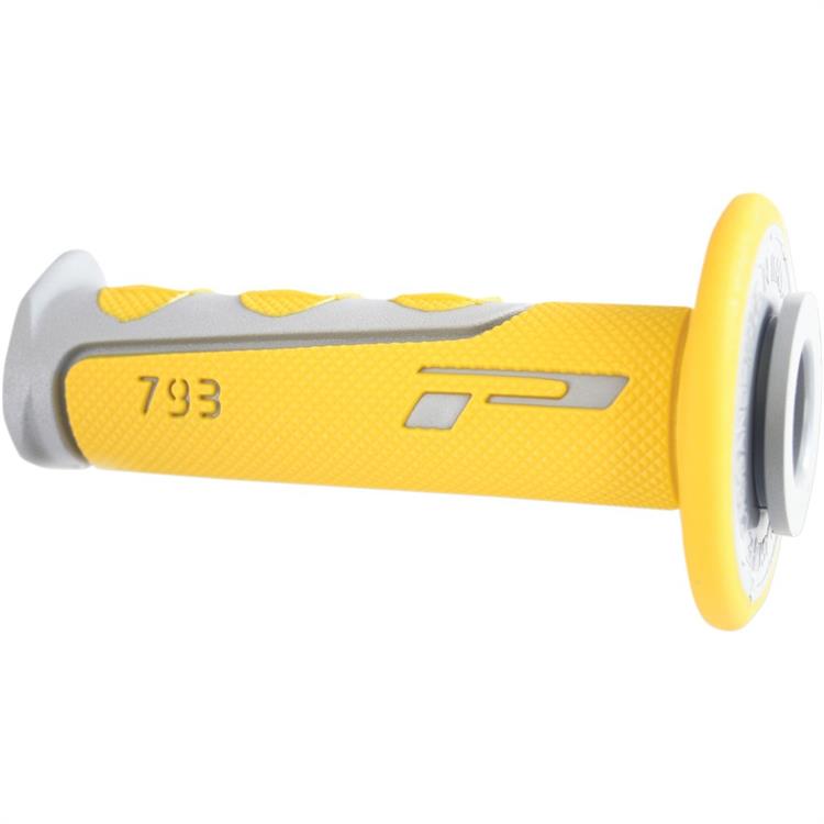 Manopole motard Pro Grip 793 giallo/grigio