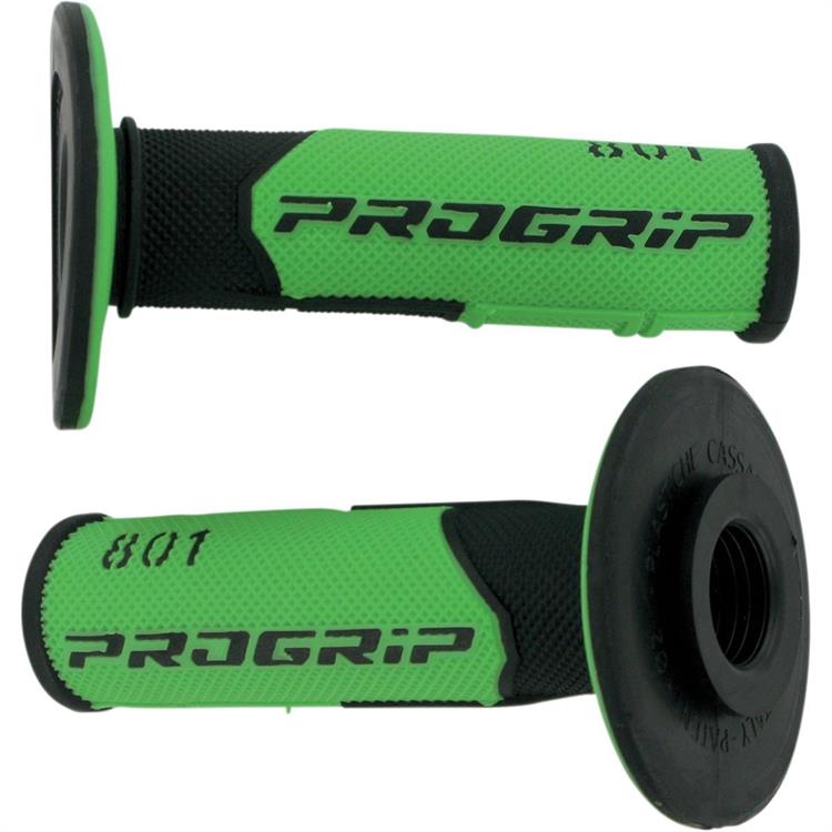 Manopole motard Pro Grip 801 nere/verdi