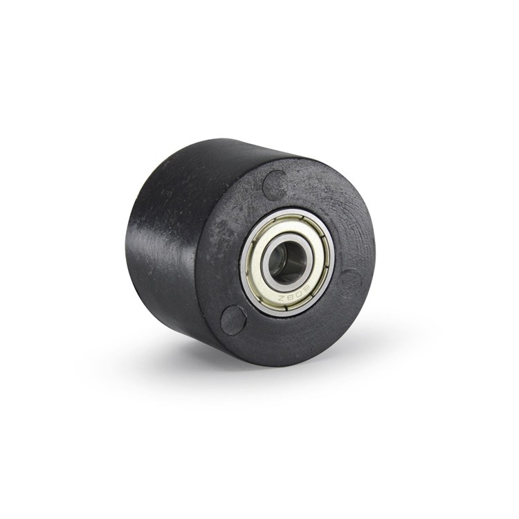 Rullino scorri catena enduro Nero diametro 41 spessore 28 foro 8 mm