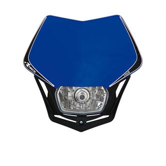 maschera portafaro v face nero blu
