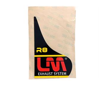 adesivo scarico lm r8 pitbike
