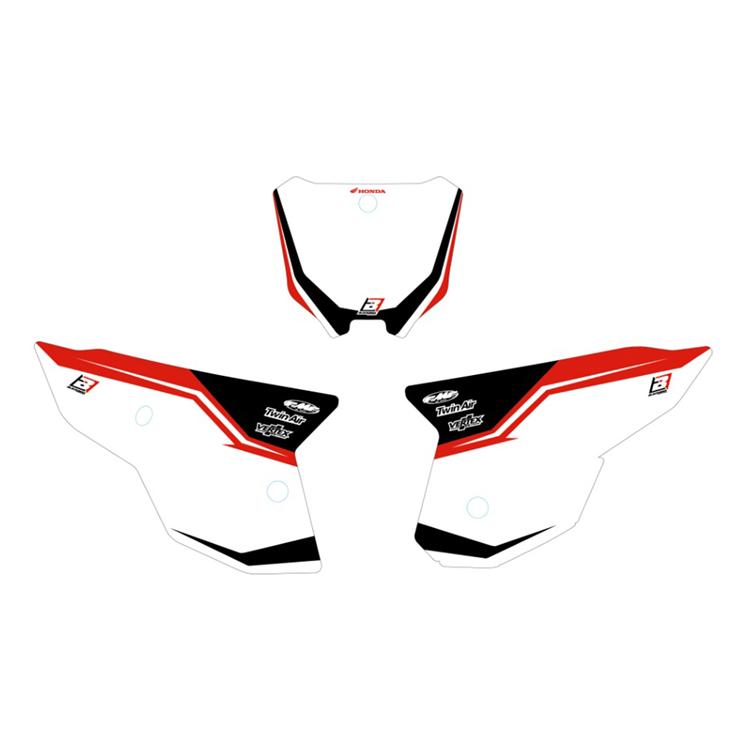 Adesivi portanumero Honda CRF 250 R (2022-2024)
