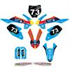 Kit grafiche KTM SX 65 (2016-2023) Redbull Nero in Grafiche Minicross Personalizzabili