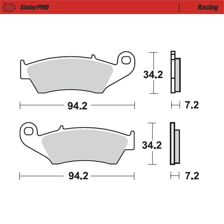 Distanziale Ducati Desmo 450 MX (2025-2026) anteriore 270 mm - Moto Master