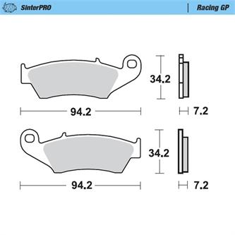 fermo pastiglie freno ducati desmo 450 mx 2025 2026 anteriore