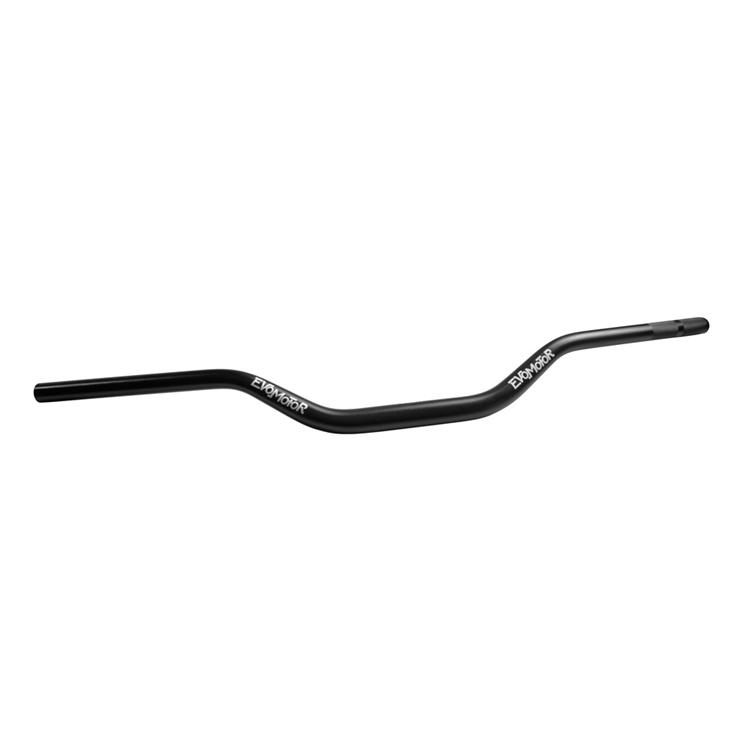 Manubrio pit bike piega bassa Nero 28 mm Evomotor