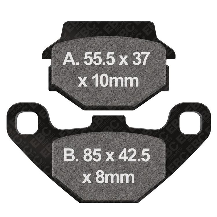 Pastiglie freno SFA067 EBC Organiche
